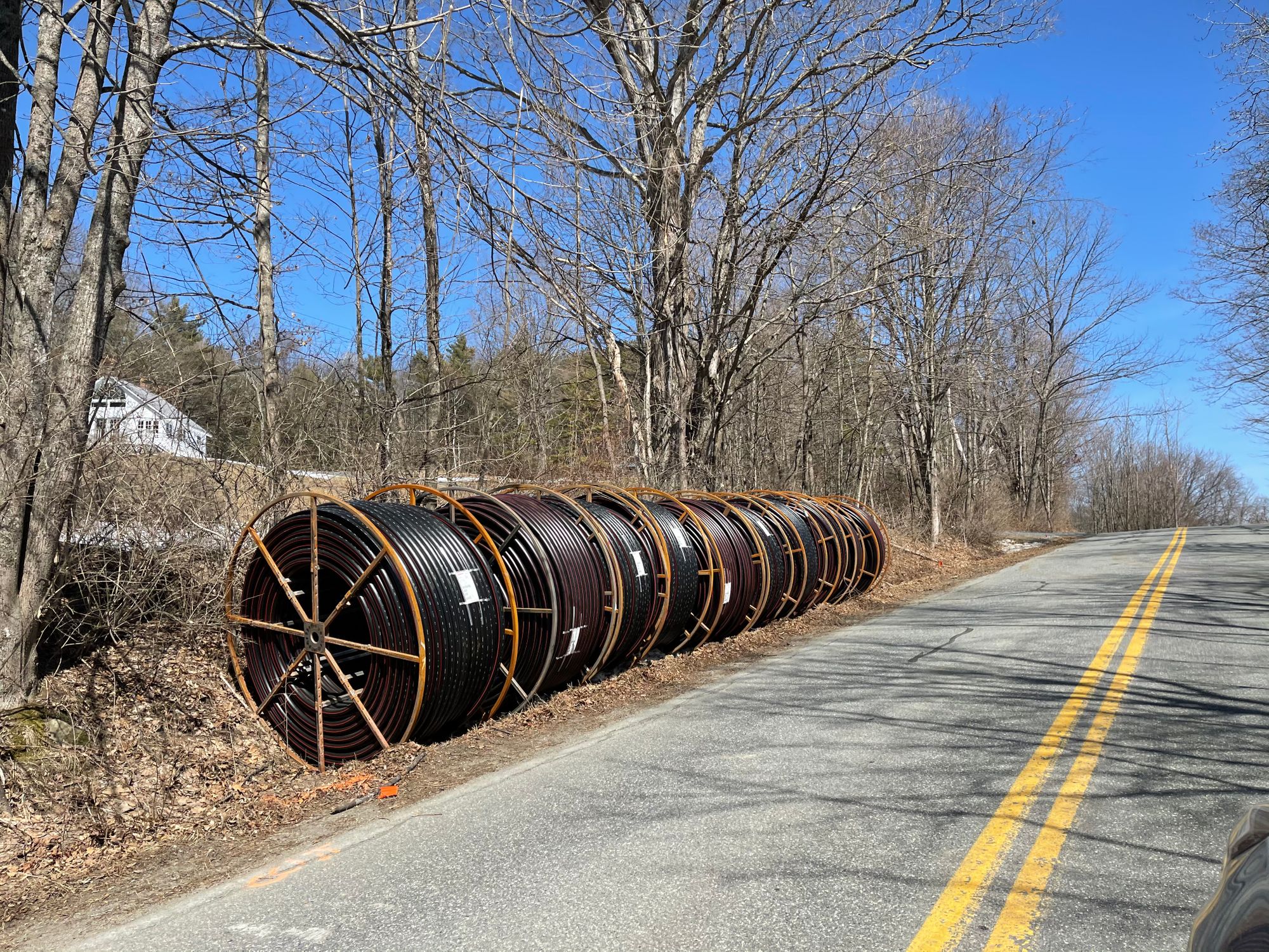 Green Mountain Power buries lines on Academy Road