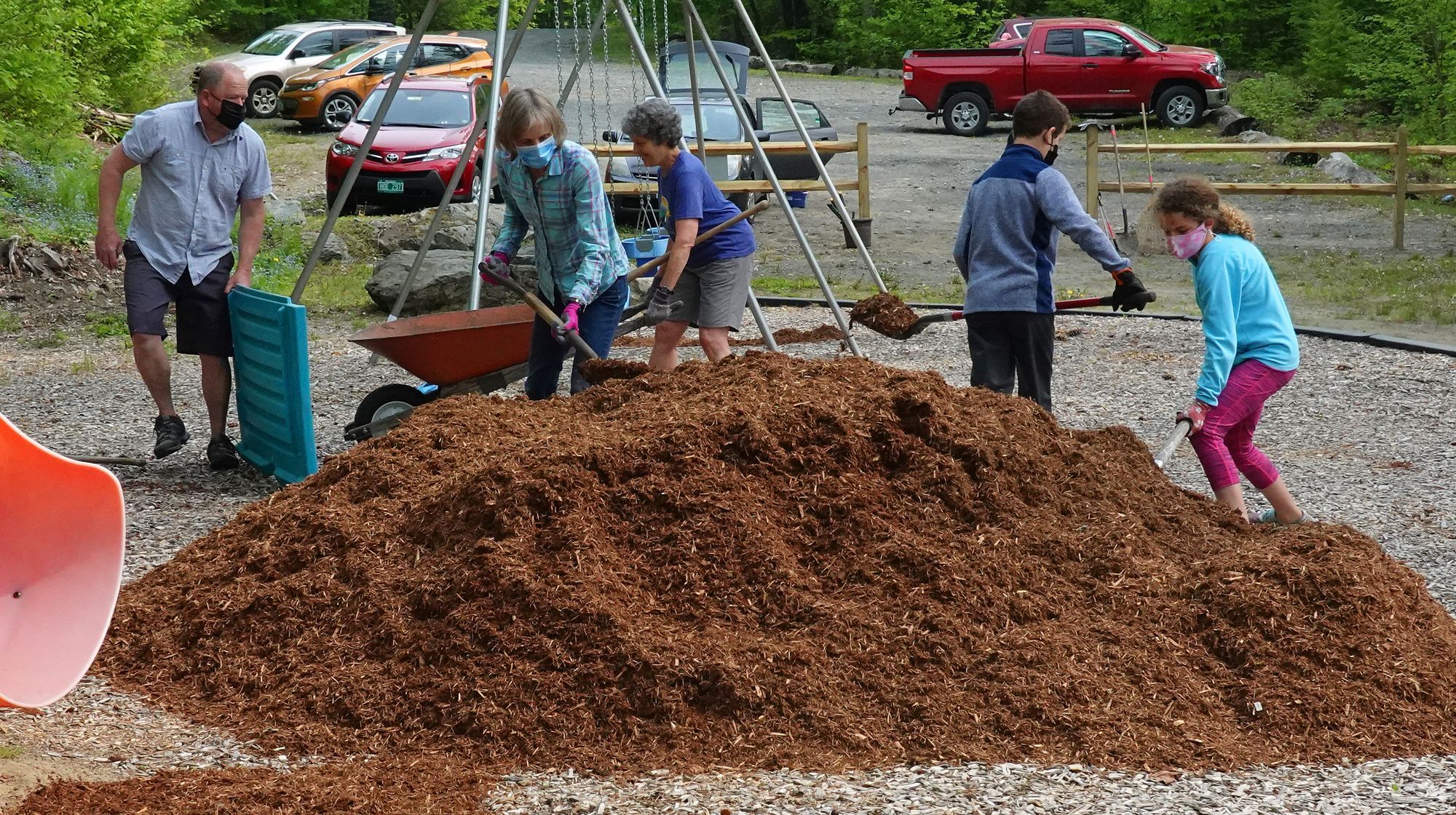 Clean-up day at Treasure Island