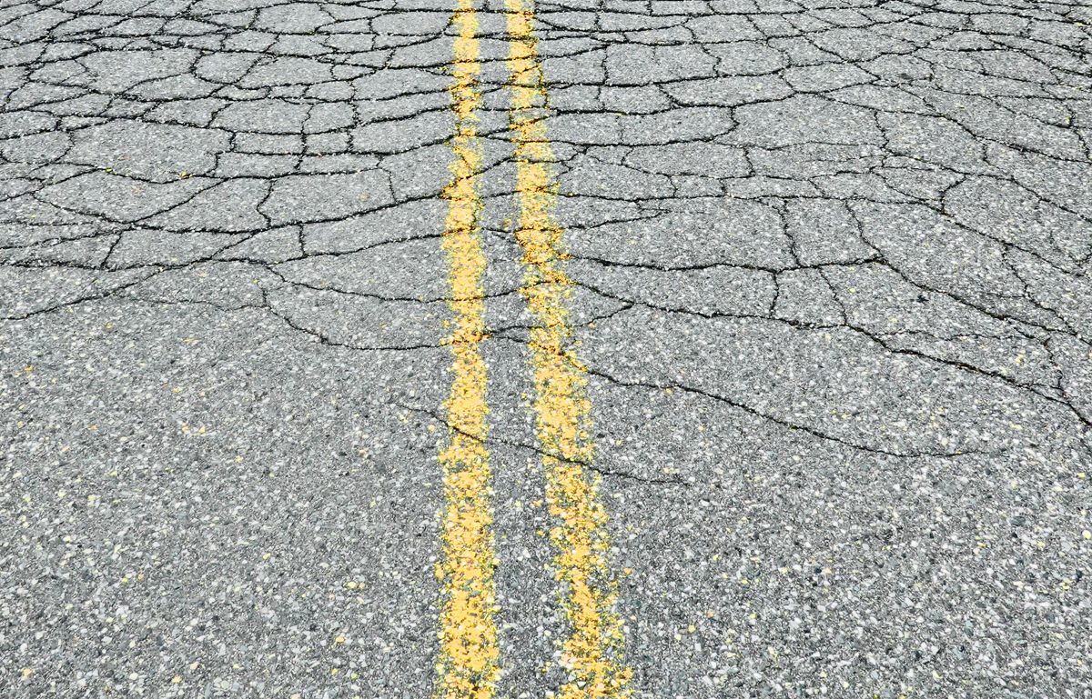 The language of road cracks informs a five year repair plan
