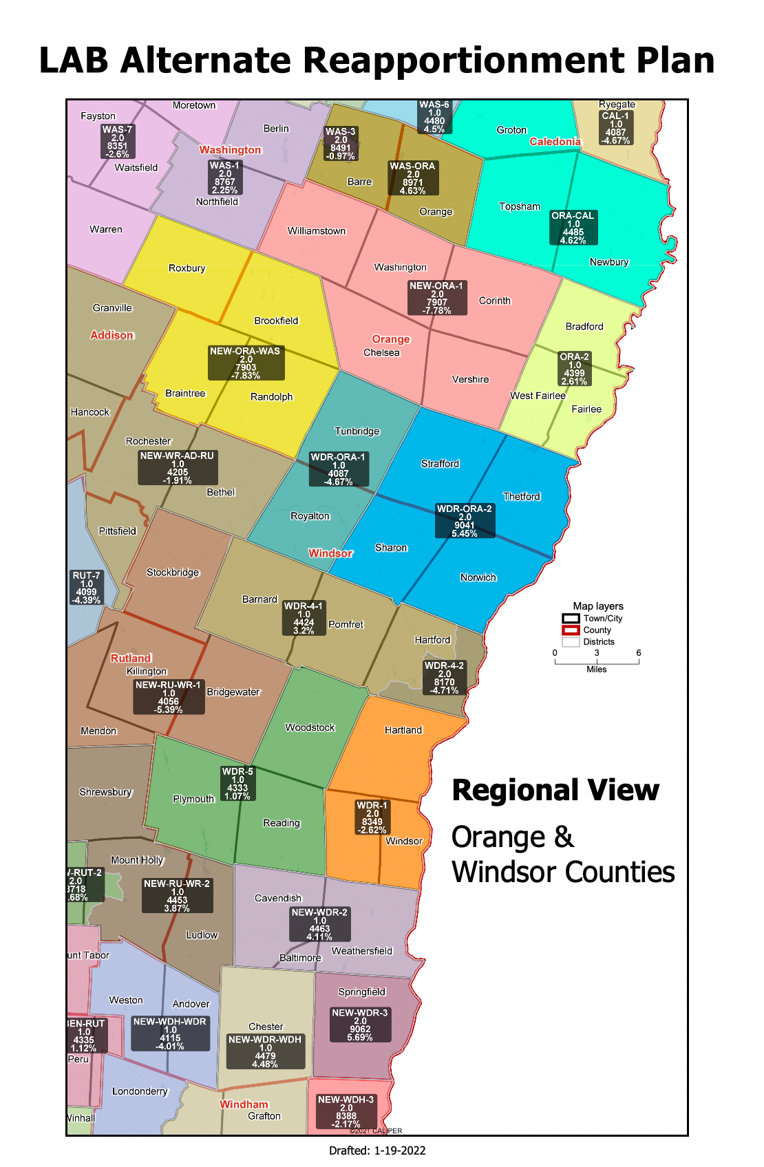 Vermont House passes redistricting bill, Thetford unchanged